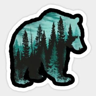 Grizzly Bear Marvellous Mothers Sticker